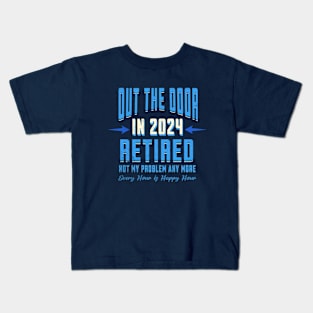 Happy Retirement 2024 Kids T-Shirt